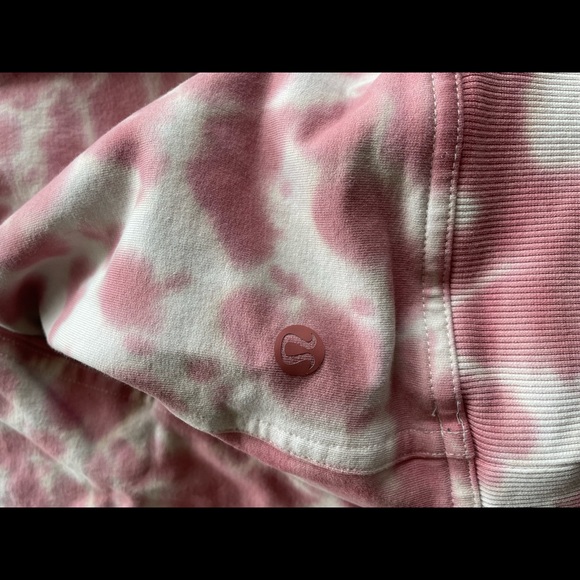 Lululemon All Yours Hoodie Tie Dye *Fleece Marmoleado Tie Dye Brier Rose - Picture 9 of 10